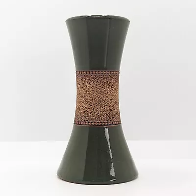 £15 • Buy Antique Lovatt Langley Mill Stoneware Vase In Green Glaze, Early 20th Century