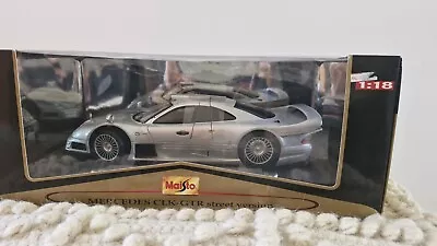 Maisto 1:18 Scale Model Mercedes CLK-GTR Street Version • £39.95