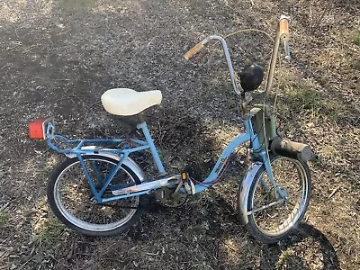 VTG Retro Bike Moped Bicycle GE Pedal Power Electroped Lights Ape Hanger Bars • $399