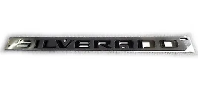 Genuine Chevrolet Badge  Silverado  For Tailgate Chevrolet Silverado BLK • $69.99