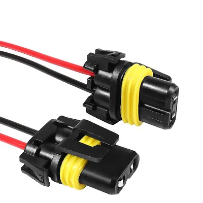 2x 9006 HB4 Socket Female Adapter Wiring Harness Pigtail Plug For Fog-Head Light • $7.99