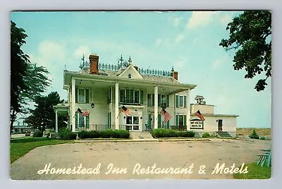 Milan OH-Ohio Homestead Inn And Restaurant Advertising Vintage Postcard • $7.99