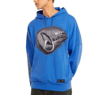 Puma Mapf1 Street Pullover Hoodie Mens Blue Casual Outerwear 531709-06 • $19.99