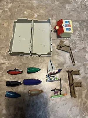 Lot Of 9 Galoob Micro Machines Recreational Vehicles Boats Wind Surf Hang Glide • $34.95