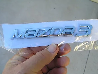 MAZDA 3  New Style Script Badge Rear Italic Emblem • $15.95