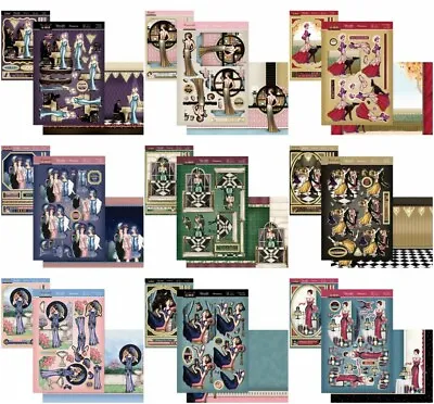 £1.99 • Buy Hunkydory The Golden Age Of Glamour Deco Large & Decoupage Card Kit P&P Discount