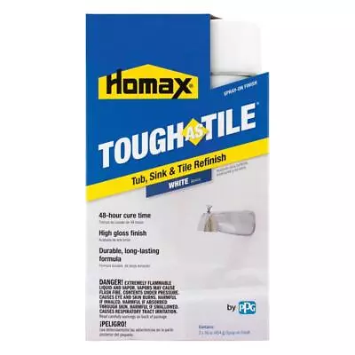 Homax - 41072207713 Tub And Sink One-Part Spray-On Epoxy White 32 Oz • $47.25