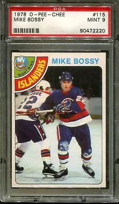 1978 O-Pee-Chee Mike Bossy RC #115 PSA 9 MINT  • $2000