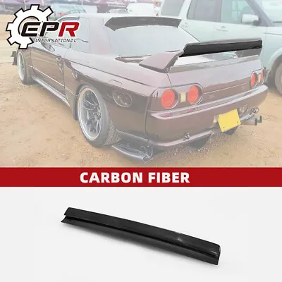 For Nissan Skyline R32 GTR FRD Type Carbon Fiber Rear Spoiler Wing Gurney Flap • $257.04