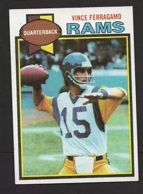 1979 Topps #409 VINCE FERRAGAMO RC Los Angeles Rams NFL Rookie Card • $3.59
