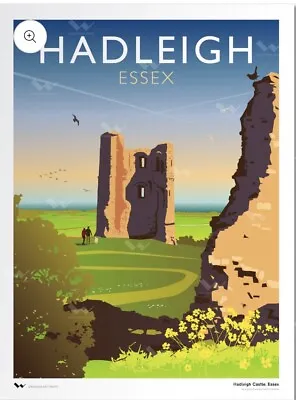 Hadleigh Castle Essex A3 Giclee Print By Rob Wisdom. • £15