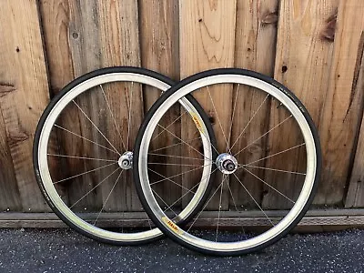 Phil Wood Velocity Deep V 16h Clincher 700c Road Wheelset - Shimano 11 Speed • $800