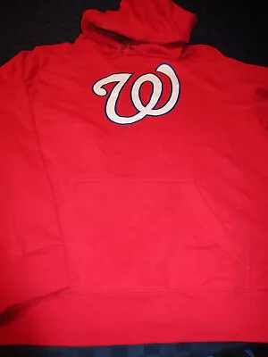 New Fanatics Mlb Washington Nationals Mens #19 Sanchez  Hooded Sweatshirt Red 2x • $25.19