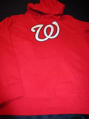 New Fanatics Washington Nationals Womens Hooded Sweatshirt Red Xl X- Large • $22.49