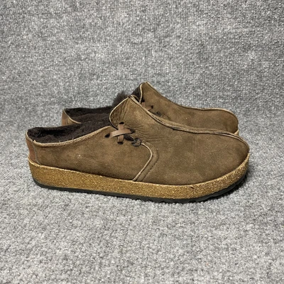 £43.21 • Buy Haflinger Slippers Womens 38 / US 7 Brown Shearling Lined Mule Clog Comfort Shoe