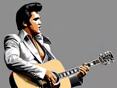 Elvis Inspired Fan Art Elvis Presley  • $3.11