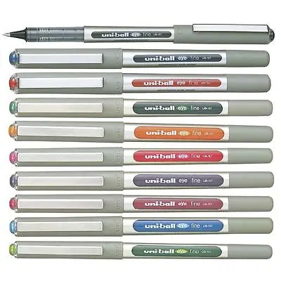 UNI-BALL UNIBALL EYE ROLLERBALL 0.7mm PEN UB157 Many Colours MADE IN JAPAN • £13.99