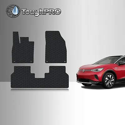 ToughPRO Floor Mats Black For Volkswagen ID.4 All Weather 2021-2024 • $69.95