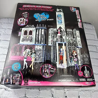 Monster High Deadluxe High School Doll House Deluxe Playset | Rare + SEALED • $349.99