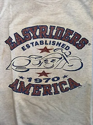 Gray Easyriders Danbury CT Tank Top  Men’s Tank Size XL Biker Connecticut • $16.98