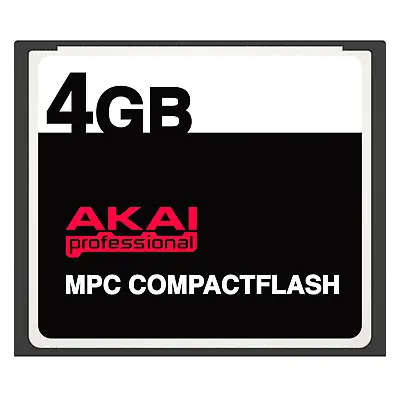 4GB Akai MPC CompactFlash CF Memory Card For For MPC500 MPC1000 MPC2500 + More • $29.95