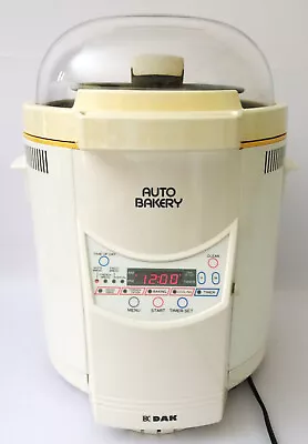 DAK Glass Dome Retro Robot Auto Bakery Bread Maker Machine FAB-100-3 Vtg Japan • $106.59