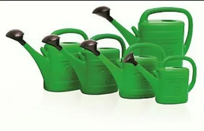 £7.60 • Buy Watering Can Green Plastic With Diffuser Sizes Garden Patio 3L 5L 8L 10L