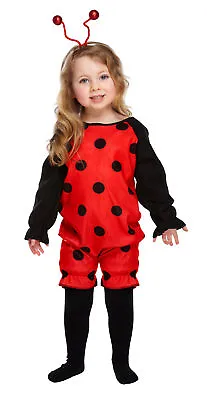 Ladybug Toddler Girl’s Fancy Dress Costume 3 Years For Parties/ Theme Days • £8.99