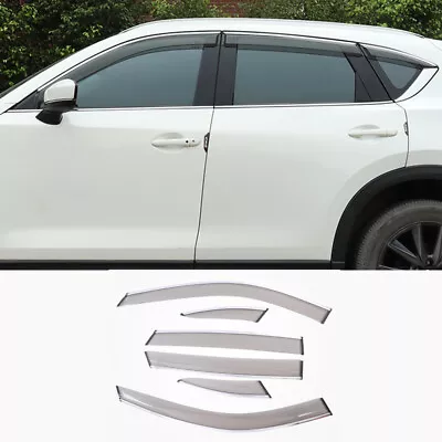 6pcs For Mazda CX-5 2017-2021 Side Window Visor Sun Rain Deflectors Guard Vent • $145.99