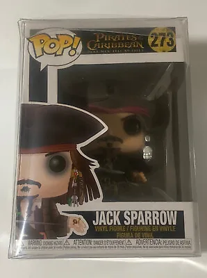 Disney Pirates Of The Caribbean Jack Sparrow 273 Funko Pop Johnny Depp Damaged • £47.51