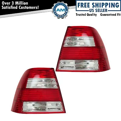Taillights Taillamps Rear Brake Light Left & Right Pair Set For VW Jetta Sedan • $87.32