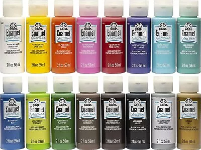 FolkArt GLASS And CERAMIC Acrylic ENAMEL Crafting Paint  Gloss 2oz 59ml  • £3.99