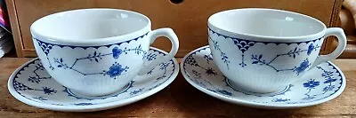 Masons / Johnson Brothers - Denmark - Blue And White - Tea Cup And Saucer X2 • £9.95