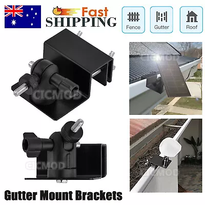 Gutter Mount For Arlo Pro/Ultra Camera Solar Panel Reolink Argus 2 Eufycam Wyze • $16.96