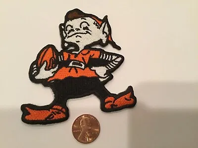 Cleveland Browns Vintage Embroidered Iron On  Patch  Vintage NFL 3.5” X 3” A1 • $4.99