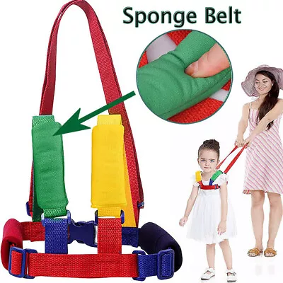 Baby Toddler Anti Lost Safety Harness Child Walking Leash Belt Strap Rope Reins • £7.59