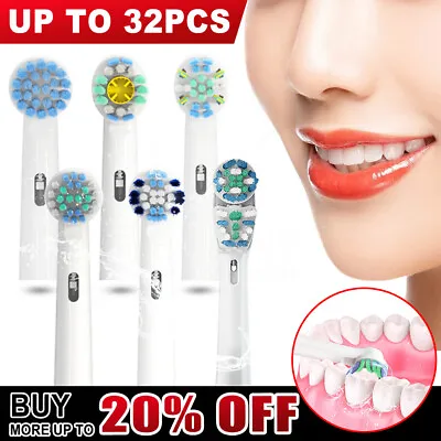$6.55 • Buy Toothbrush Heads Replacement DUAL CLEAN For Oral-B Electric Floss Flexi