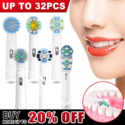 Toothbrush Heads Replacement DUAL CLEAN For Oral-B Electric Floss Flexi • $6.59