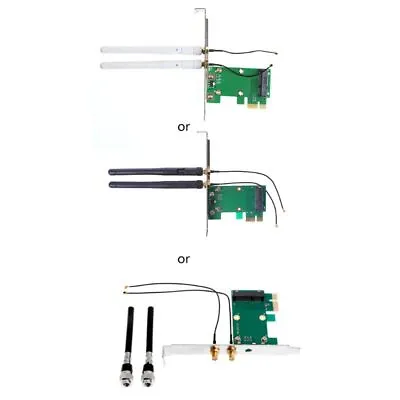 Wifi Adapter Mini Pci Network Connector To PCI-E 1X Wireless Pcie Networ • $9.71