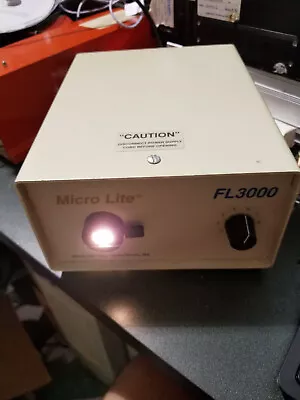 MicroLite 150W Pipe Fiberoptic Microscope Illuminator FL3000 - Unit Only • $50
