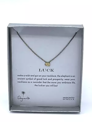 Dogeared ''Luck'' Make A Wish Sterling Silver Necklace 18'' 01484 • $28.80