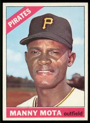 1966 Topps Manny Mota Pittsburgh Pirates #112 Ex-exmt • $4.80