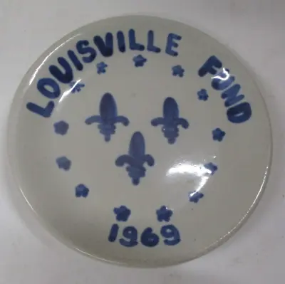 M.A. Hadley Pottery Mini Dish Coaster Trinket Dish 1969 Louisville Fund • $14.99