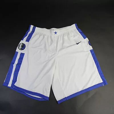 Dallas Mavericks Nike Game Shorts Men's White/Blue New • $48.74