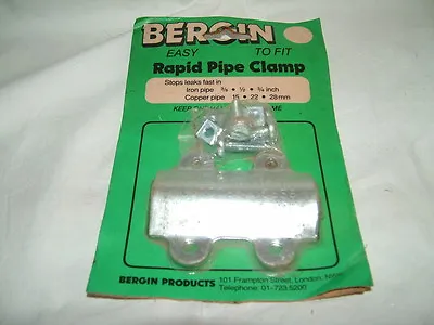 £10 • Buy Bergin Emergency Tube Repair Clamp