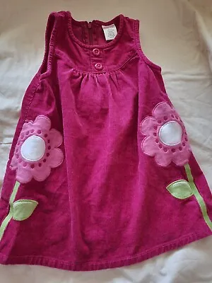 Gymboree 12 / 18 Month CORDUROY DRESS Pockets SMART And SWEET Girl Fall Winter • $12.33
