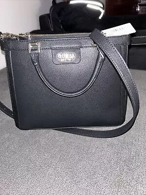 Guess Ladies Black Crossbody Handbag Detachable Strap Rrp $209 • $100