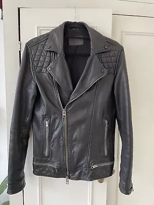 All Saints Conroy Leather Jacket XS • £60
