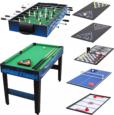 10-In-1 Game Table - Combination Multi-Game Table With Billiards Push Hockey F • $339.99