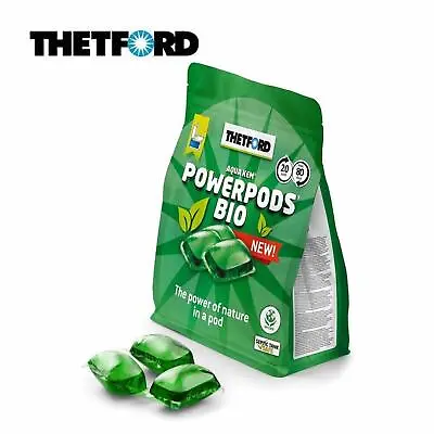 Thetford AquaKem PowerPods Green Sachets Tabs Caravan Portable Toilet Chemical • £27.95